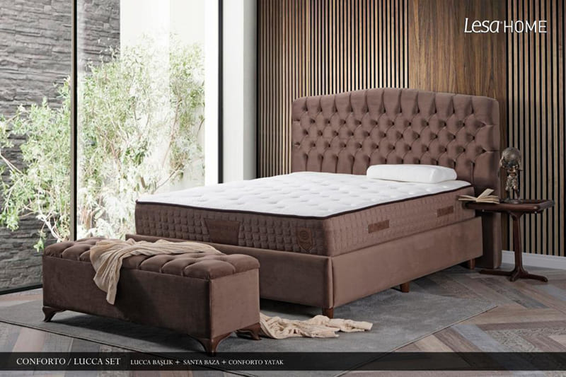 Conforto Lucca Yatak Baza Başlık Seti Conforto Lucca Yatak Baza Başlık Seti